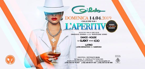 Discoteca Gilda • Aperitivo Live & Club • Domenica 14 Aprile