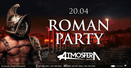 Atmosfera Discoteca - Roman Party - Sab 20.04