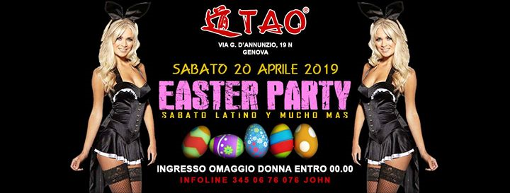 ☆☆ Easter Party @TAO Disco Club ☆☆ sab.20/04/2019