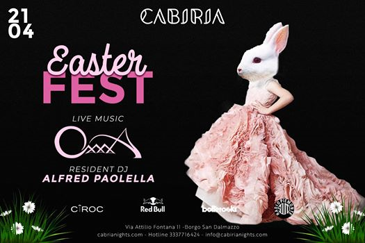 Dom 21 Aprile - Pasqua Cabiria - OXXXA Live + Alfred Paolella