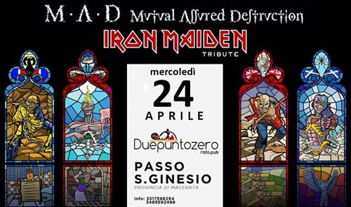 Duepuntozero RistoPub _ MAD Iron Maiden Tribute band !