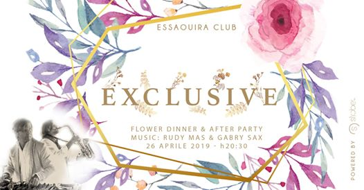 Exclusive Dinner & Flower Party con Rudy Mas