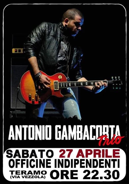 Antonio Gambacorta Trio live @L'Officina