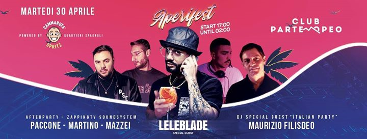 Aperifest at Club Partenopeo - martedì 30 aprile