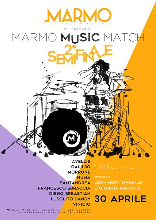Marmo Music Match - Terza Edizione - 2° Semifinale