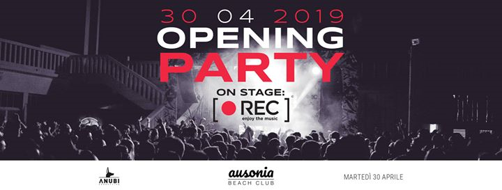 Ausonia Beach Club / Opening Party with REC / Summer Season 2019