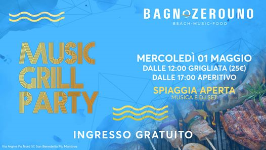 Music Grill Party - Maxi Grigliata - BagnoZeroUno