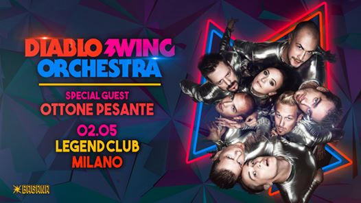 Diablo Swing Orchestra + Ottone Pesante al Legend Club - Milano