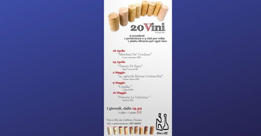 20 Vini - II edizione, 4. Cantina Cingilia - Cugnoli (PE)