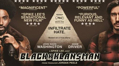 Questa sera Spike Lee: Blackkklansman proiezione