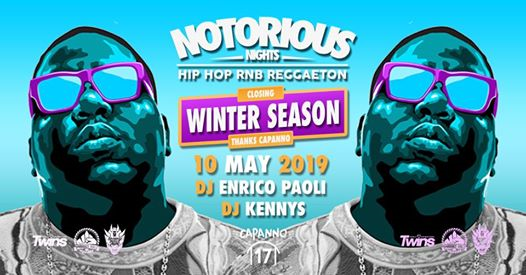 10/05 Notorious Nights HipHop RnB Reggaeton - Closing Party