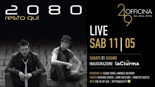 Officina249 Sab 11/5 Live 2080 band & Disco-3358409620 Enzo