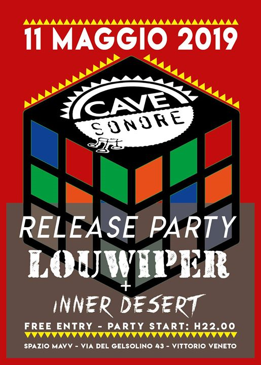 Cave Sonore release party w/ Louwiper + Inner Desert