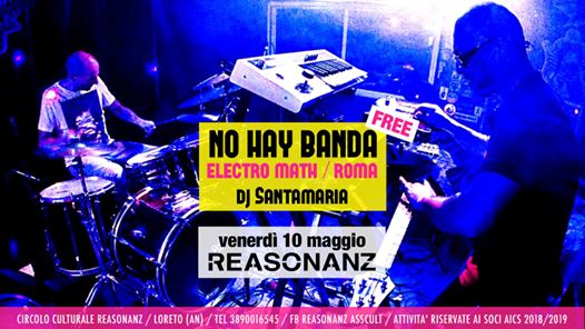 No Hay Banda! [electro math rock] / dj Santamaria / free entry