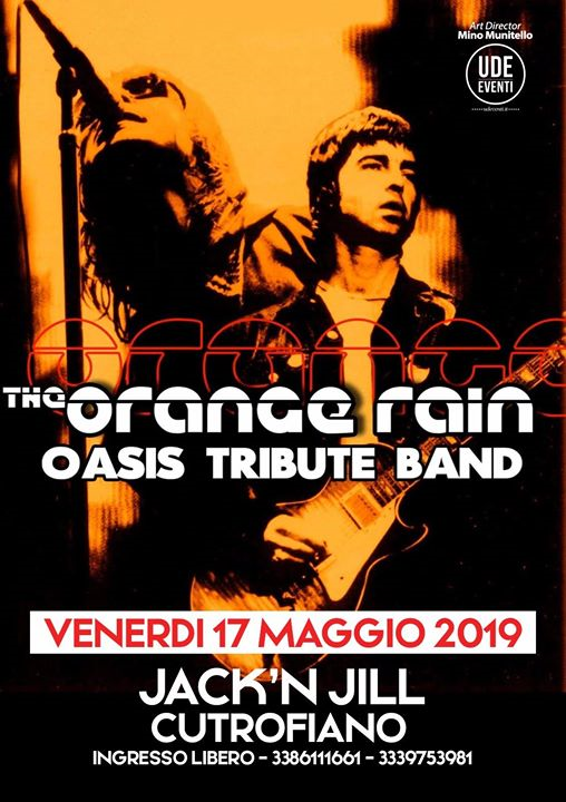 The Orange Rain live Venerdì 17 Maggio al Jack’n Jill