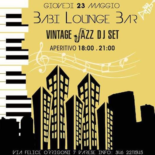 Giovedi - Vintage Jazz dj set - Aperitivo ore 18:00
