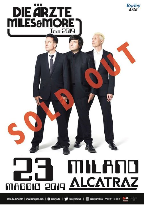 Sold Out!!! Die Ärzte live a Milano!