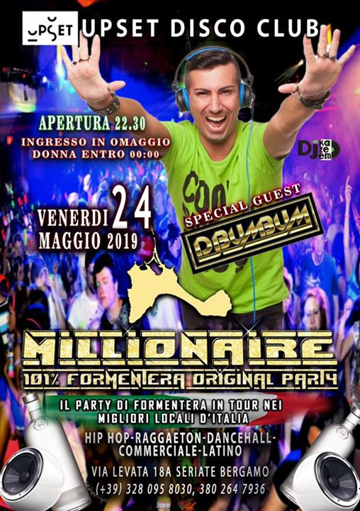Millionaire 101% Formentera Original Party #DJBUMBUM
