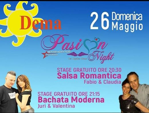 26/05 Pasiòn Night, Dema, Odissea Spresiano (TV)