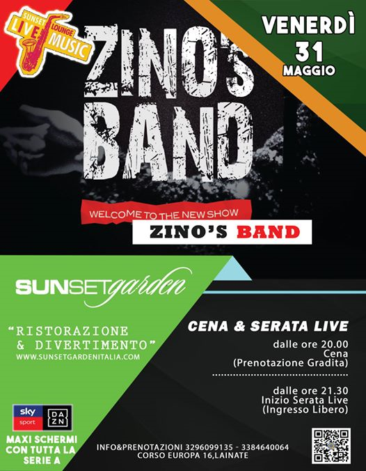 Zino's Band at Sunset Lounge live