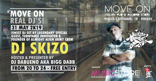 4th MOVE on Real Dj’s - Special Guest : DJ Skizo of Alien Army