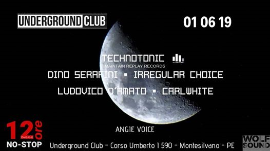Sabato 1 Giugno Underground Club