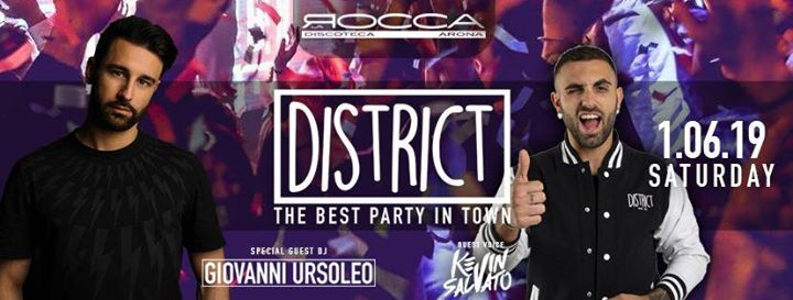 Sab. 01/06 District - The Best Party in Town c/o La Rocca Gold