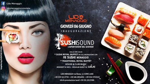 SushiSound - L' Aperyshow del Giovedì - Inaugurazione 06.06.19