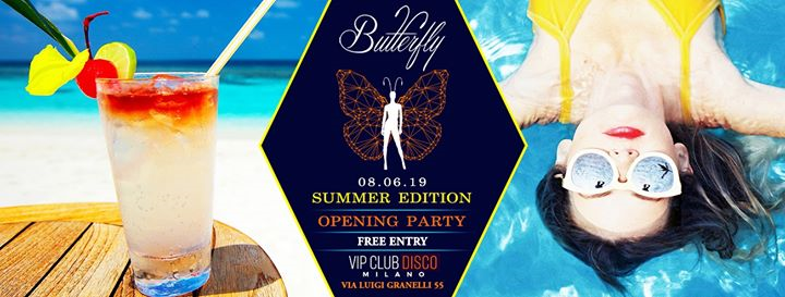08.06 Butterfly Milano - Summer Edition - FreeEntry
