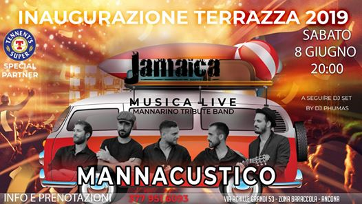 Mannacustico - Mannarino Tribute | Live #JamaicaHappyPub