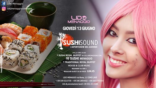 SushiSound - L' Aperyshow del Giovedì - 13.06.19