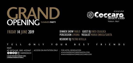 GRAND Opening Summer PARTY