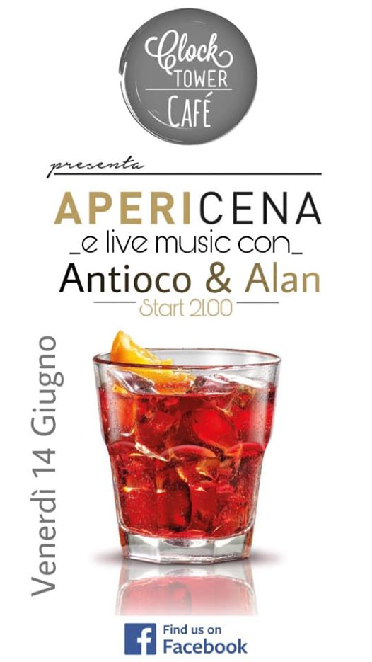 Apericena e live music con Antioco & Alan