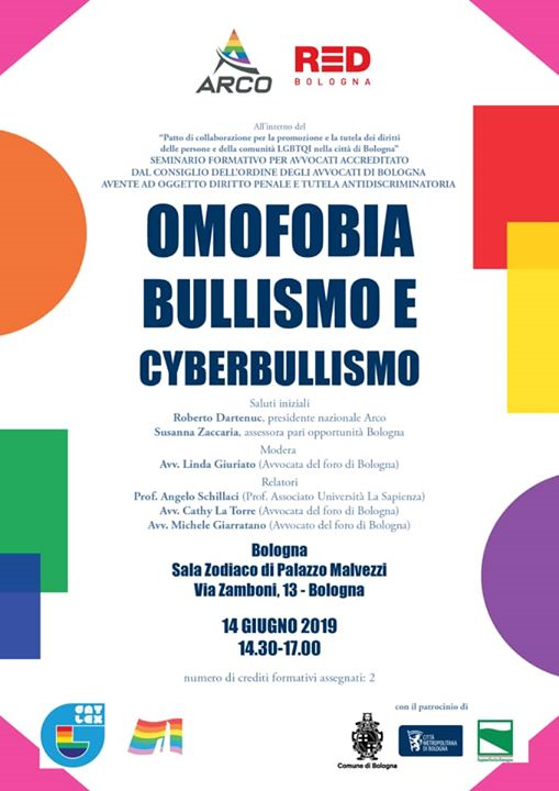 Omofobia, Bullismo e Cyberbullismo
