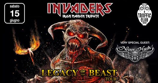 Invaders perform Legacy of the Beast + Neverhush