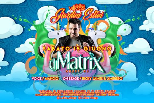 #SummerSeason pres.: special guest “ DJ MATRIX” 15.06.19