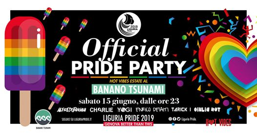 L'unico Official Pride Hot Party al Banano Tsunami