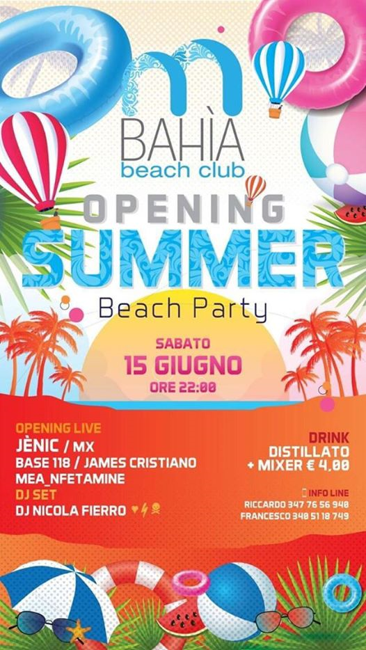 Beach Party - Opening Summer