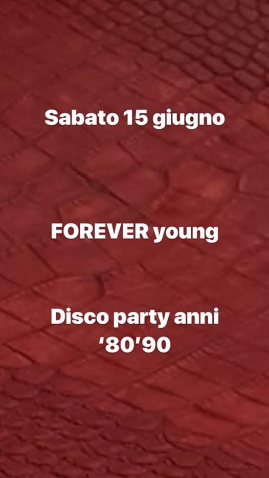 Forever Young disco Party