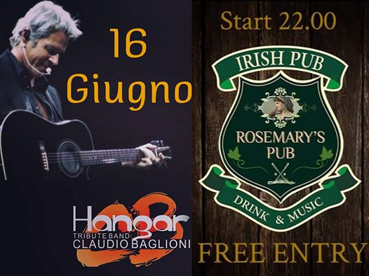 Hangar Claudio Baglioni Tribute Band @ Rosemary's pub