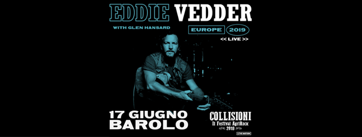 Eddie Vedder in concerto a Collisioni!