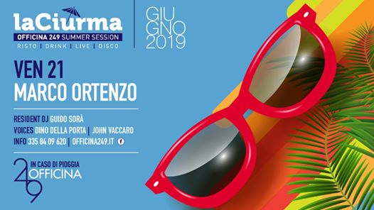La Ciurma Ven 21/6 Live Marco Ortenzo & Disco-3358409620 Enzo