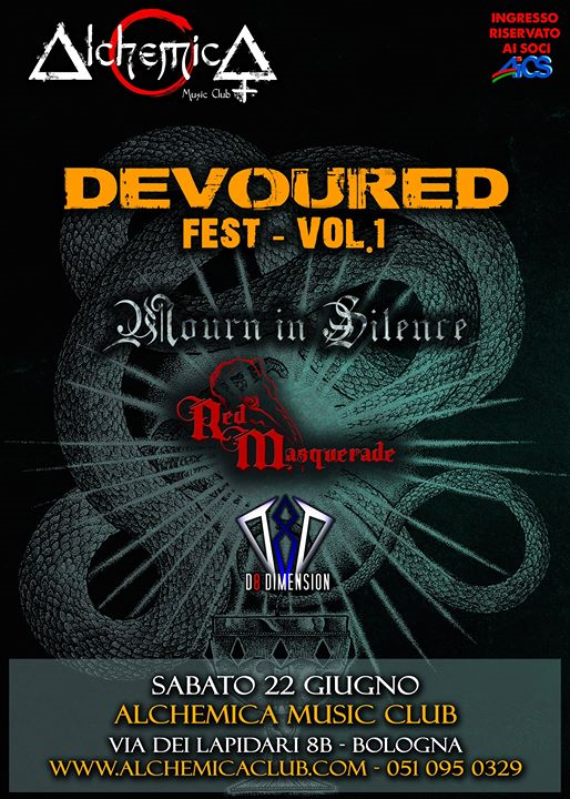 Mourn in Silence Red Masquerade D8 Dimension Devoured Fest