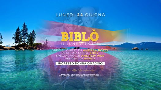 Lunedì Notte BIBLÒ - Summer 2019