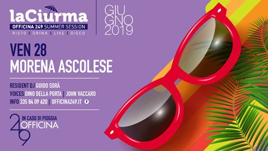La Ciurma Ven 28/6 Live Morena Ascolese & Disco-3358409620 Enzo