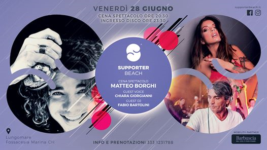 Cena Spettacolo•Matteo Borghi, Chiara Giorgianni,Fabio Bartolini