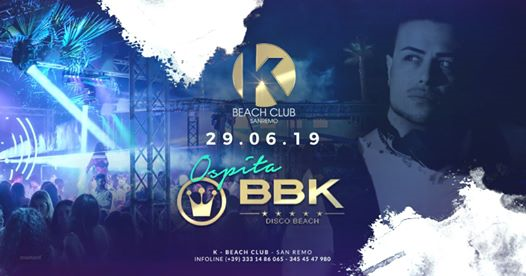 K-Beach Club ospita BBK Disco Beach • Sabato 29.06