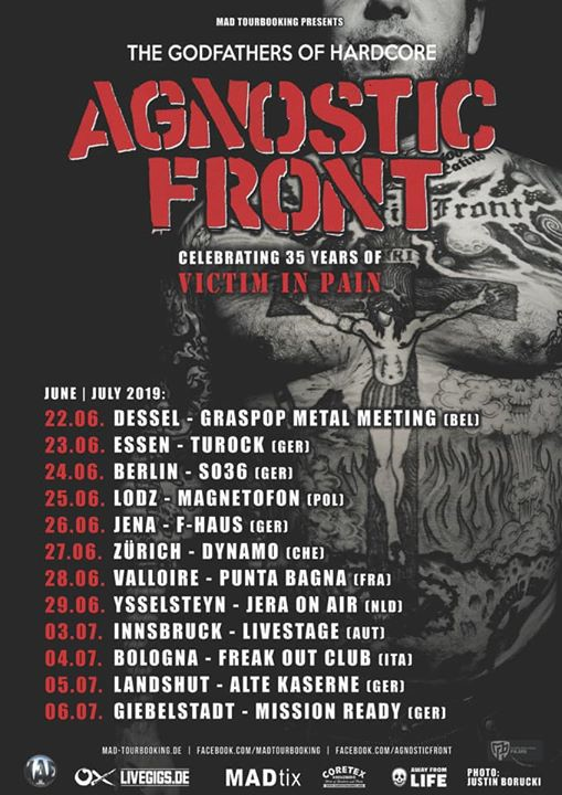 Annullato /// Agnostic Front | Freakout Club