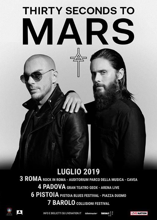 Thirty Seconds to Mars · Padova, 4 Luglio 2019