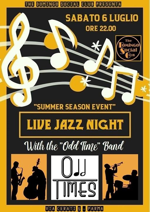 Live jazz night with the "odd time" band